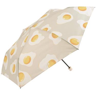 折りたたみ傘 目玉焼きスレンダーミニ ベージュ