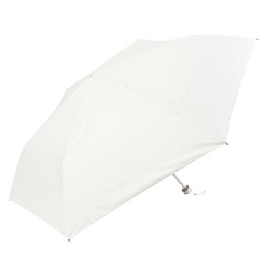 折りたたみ傘 晴雨兼用 遮光 耐風 55cm オフホワイト