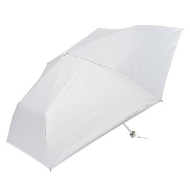 折りたたみ傘 晴雨兼用 遮光 耐風 55cm グレー
