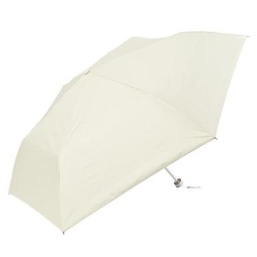 折りたたみ傘 晴雨兼用 遮光 耐風 55cm ベージュ