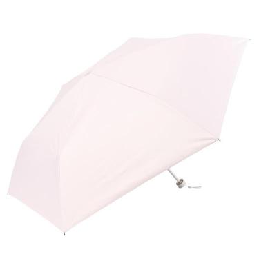 折りたたみ傘 晴雨兼用 遮光 耐風 55cm ピンク