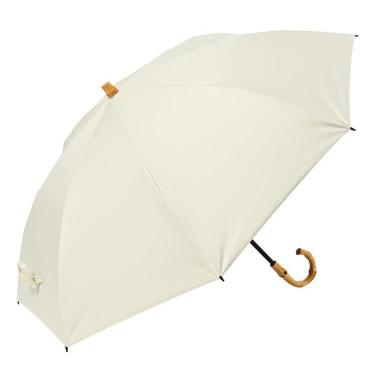 折りたたみ傘 晴雨兼用 遮光 2段 ベージュ
