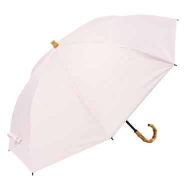 折りたたみ傘 晴雨兼用 遮光 2段 ピンク