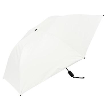 折りたたみ傘 晴雨兼用 遮光 耐風 自動開閉 58cm オフホワイト