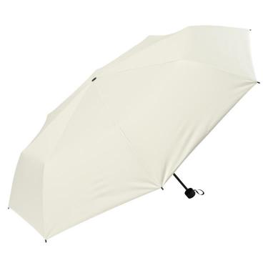 折りたたみ傘 晴雨兼用 遮光 耐風 65cm ベージュ