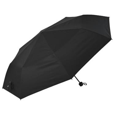 折りたたみ傘 耐風 ピーチドロップ 65cm ブラック