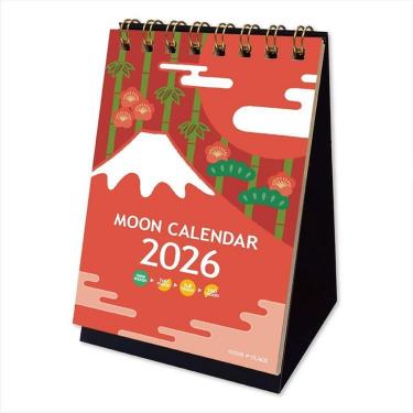 2026年1月始まり 卓上 ムーンカレンダー SS 月と富士