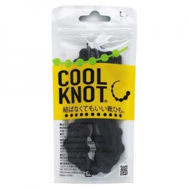 結ばなくてもいい靴紐 COOLKNOT ブラック L
