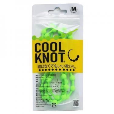 結ばなくてもいい靴紐 ネオングリーン M