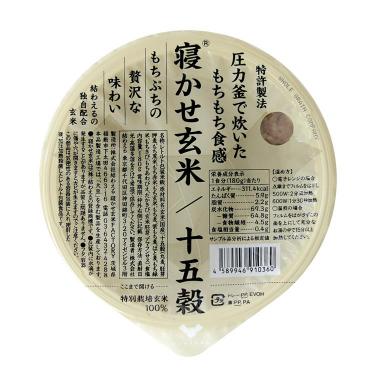 寝かせ玄米（十五穀） 寝かせ玄米ごはんパック 180g 結わえる