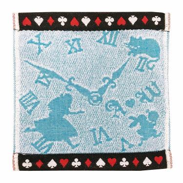 ミニタオルハンカチ　水曜日のアリス　ブルー