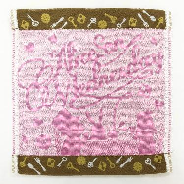 ミニタオルハンカチ　水曜日のアリス　レッド