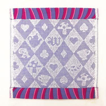 ミニタオルハンカチ　水曜日のアリス　パープル