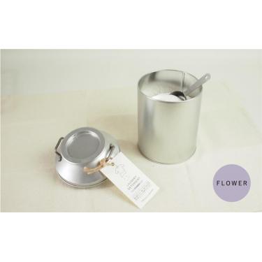 オリジナル洗濯洗剤 ミルク缶 フラワー とみおかクリーニング