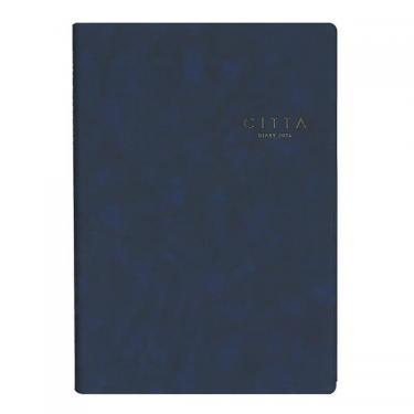 2025年10月始まり手帳 週間バーチカル A5 CITTA ディープネイビー