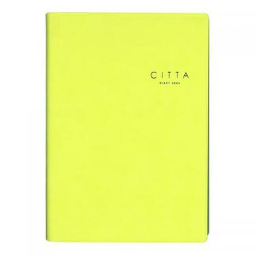 2025年10月始まり手帳 週間バーチカル A5 CITTA ライムイエロー
