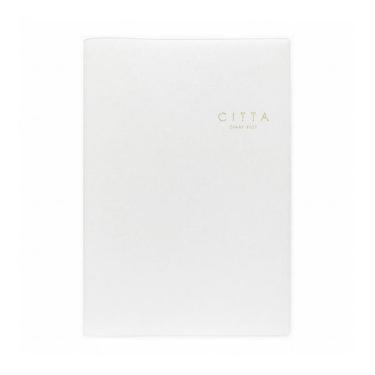 2026年10月始まり手帳 週間バーチカル B6 CITTA DIARY ピュアホワイト