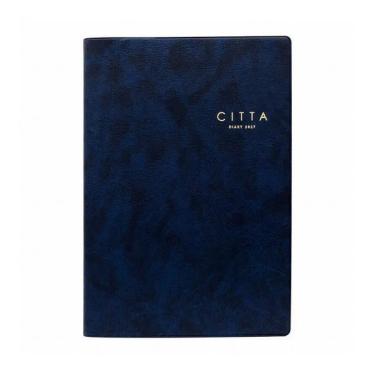 2026年10月始まり手帳 週間バーチカル B6 CITTA DIARY ディープネイビー