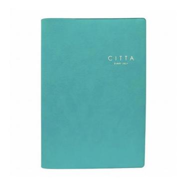 2026年10月始まり手帳 週間バーチカル B6 CITTA DIARY ラグーンブルー