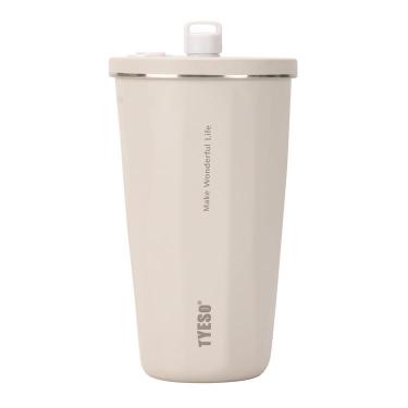 ストロータンブラー 600ml モカベージュ