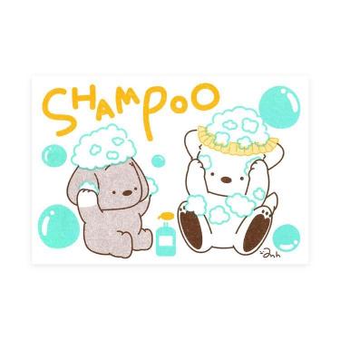 クリエイターポストカード 春もとこ どっちがシャンプー上手かな♪