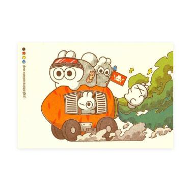 クリエイターポストカード はちつぐ 爆走！キャロットカー