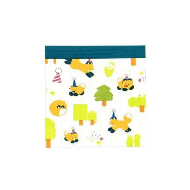 メモ帳 レトロ印刷 いふあ 狐狐森森