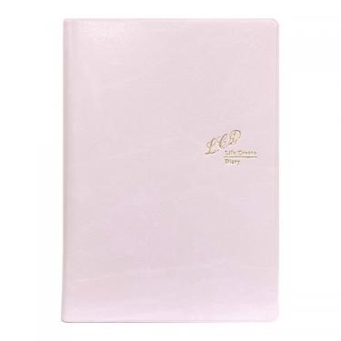 2026年1月始まり手帳 週間バーチカル A6 ライフクリエイト ミルキーパープル