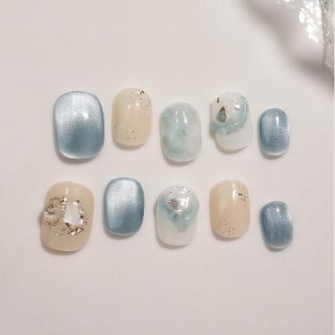 ネイルチップ Soft Lagoon