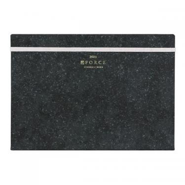 2025年11月始まり手帳 週間バーチカル A5 FORCE リバティブラック