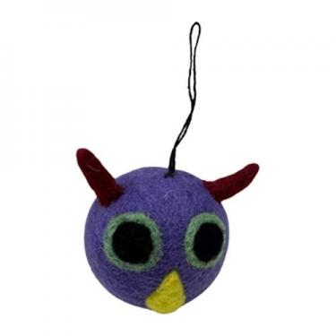 フェルトオーナメント パープル