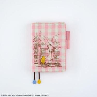 【予約】ほぼ日手帳カバー オリジナルサイズ用（A6） クマのプーさん 棒投げ橋【ロフト限定】
