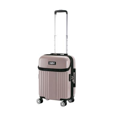 小型キャリーケース 容量36L 高さ47cm ファスナーキャリーケース リムS モカ