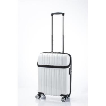 ーケース 容量33L 高さ48cm ファスナーキャリーケース トップスS ホワイトカーボン