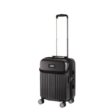 小型キャリーケース 容量36L 高さ47cm ファスナーキャリーケース リムS ブラック