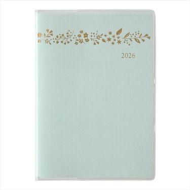 2026年1月始まり手帳 月間 A6 ペイジェム アイダにメモ ブルー