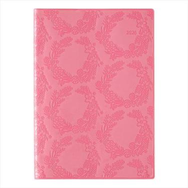 2026年1月始まり手帳 月間 B6F ペイジェム ファミリー ローズピンク