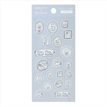 イラストシール ニコレシピ ガクブチ