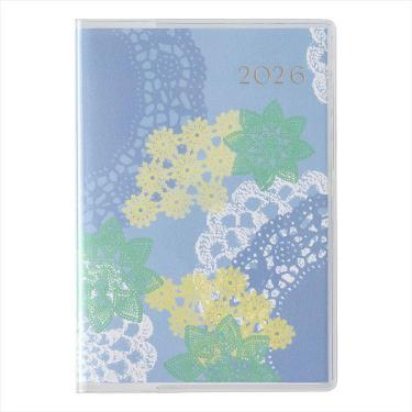 2026年1月始まり手帳 月間 B7 ペイジェム リュミエールプチ アクアブルー