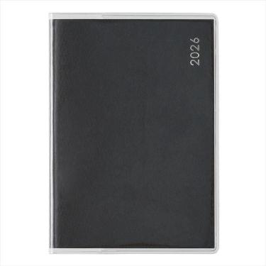 2026年1月始まり手帳 月間 B7 ペイジェム プチ ブラック