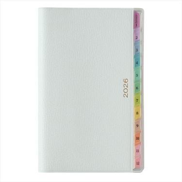 2026年1月始まり手帳 月間 B7 ペイジェム コンパクト-i メモ ライトブルー