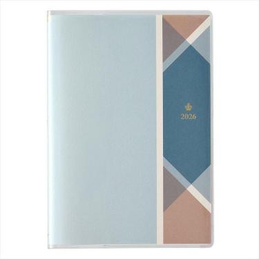 2026年1月始まり手帳 月間 B6 王様のブランチ×ペイジェム メモ パウダーブルー
