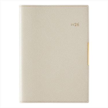 2026年1月始まり手帳 月間 B6 ペイジェム グラース アイボリー