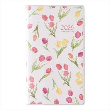 2026年1月始まり手帳 月間 B7 ペイジェム リュミエール スリム ホワイト