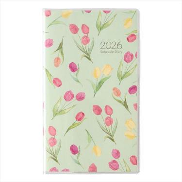 2026年1月始まり手帳 月間 B7 ペイジェム リュミエール スリム グリーン