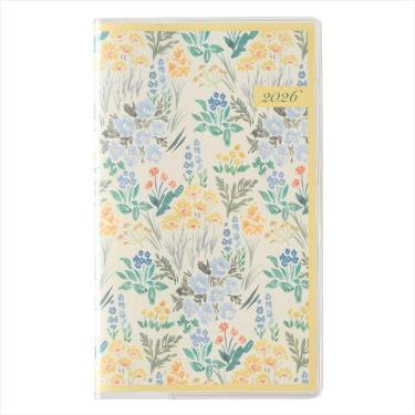 2026年1月始まり手帳 月間 B7 ペイジェム リュミエール スリム-i イエロー