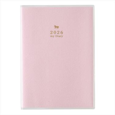 2026年1月始まり A6 メモリー日記 ピンク