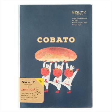 NOLTYノート×コバトパン工場 A5 方眼 クリーム用紙 ネイビー