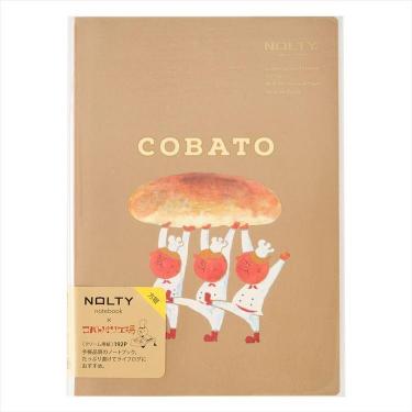 NOLTYノート×コバトパン工場 A5 方眼 クリーム用紙 ライトブラウン