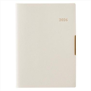 2026年4月始まり手帳 月間 B6 ペイジェム グラース アイボリー